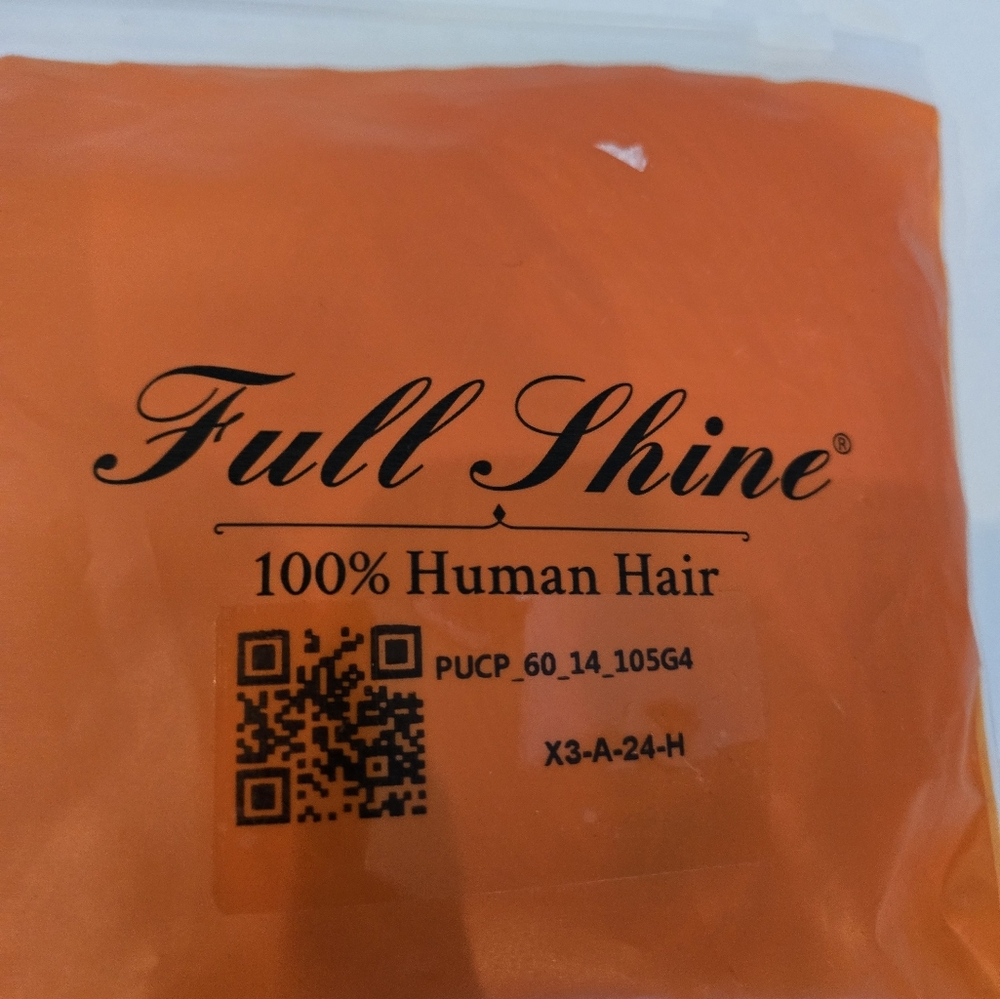 New Tape in Full Shine Hair Extensions 14" New in pkg Blonde Real Human Hair